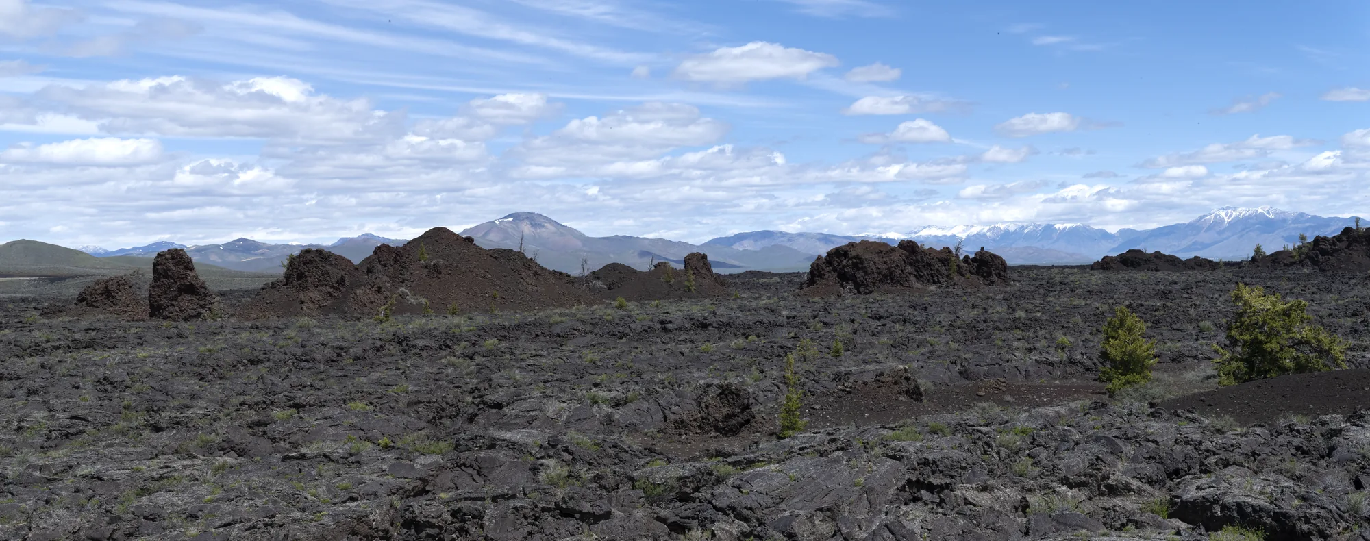 Craters of the Moon environment panorama.