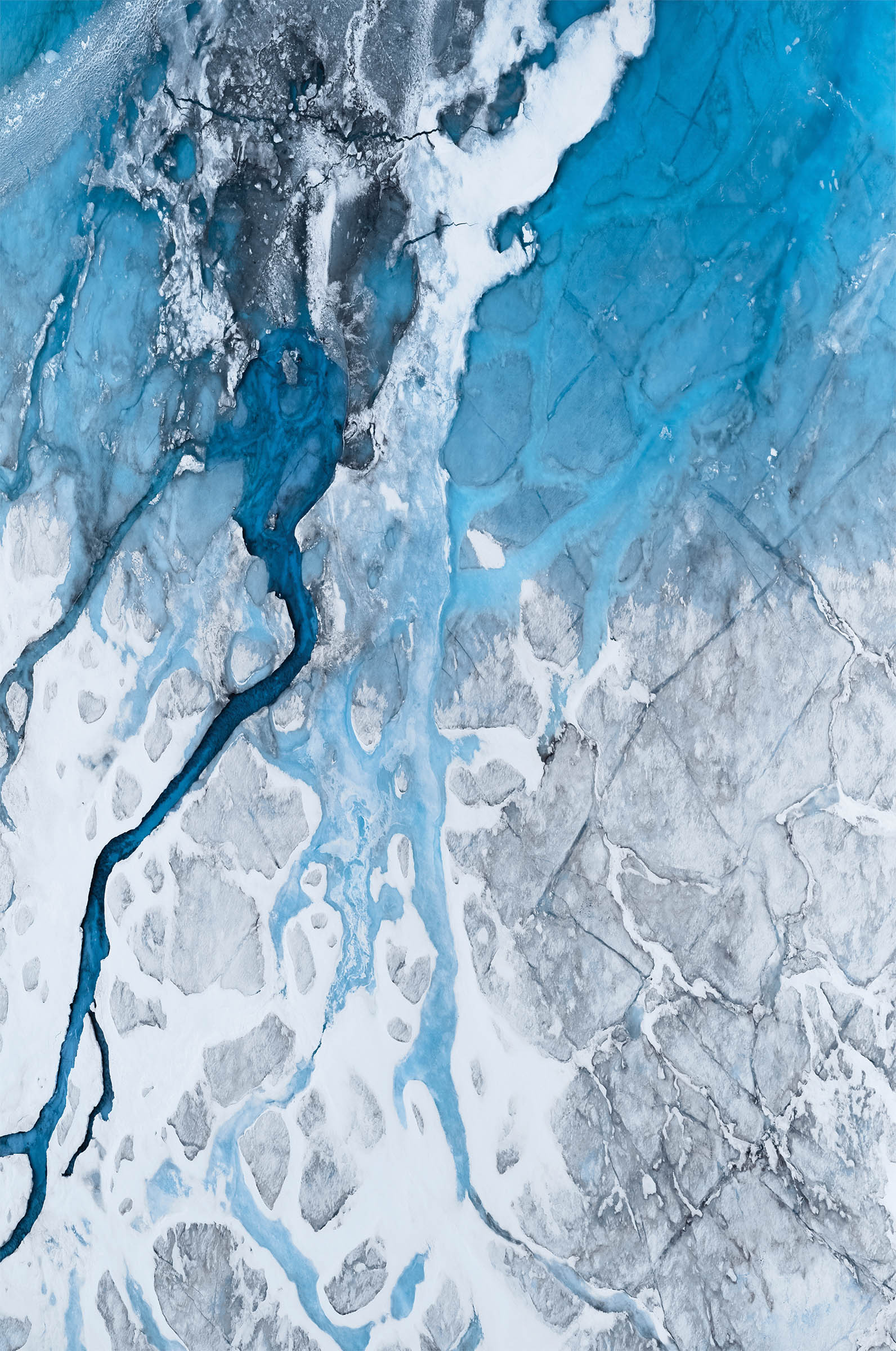 Greenland Ice Sheet aerial survey.