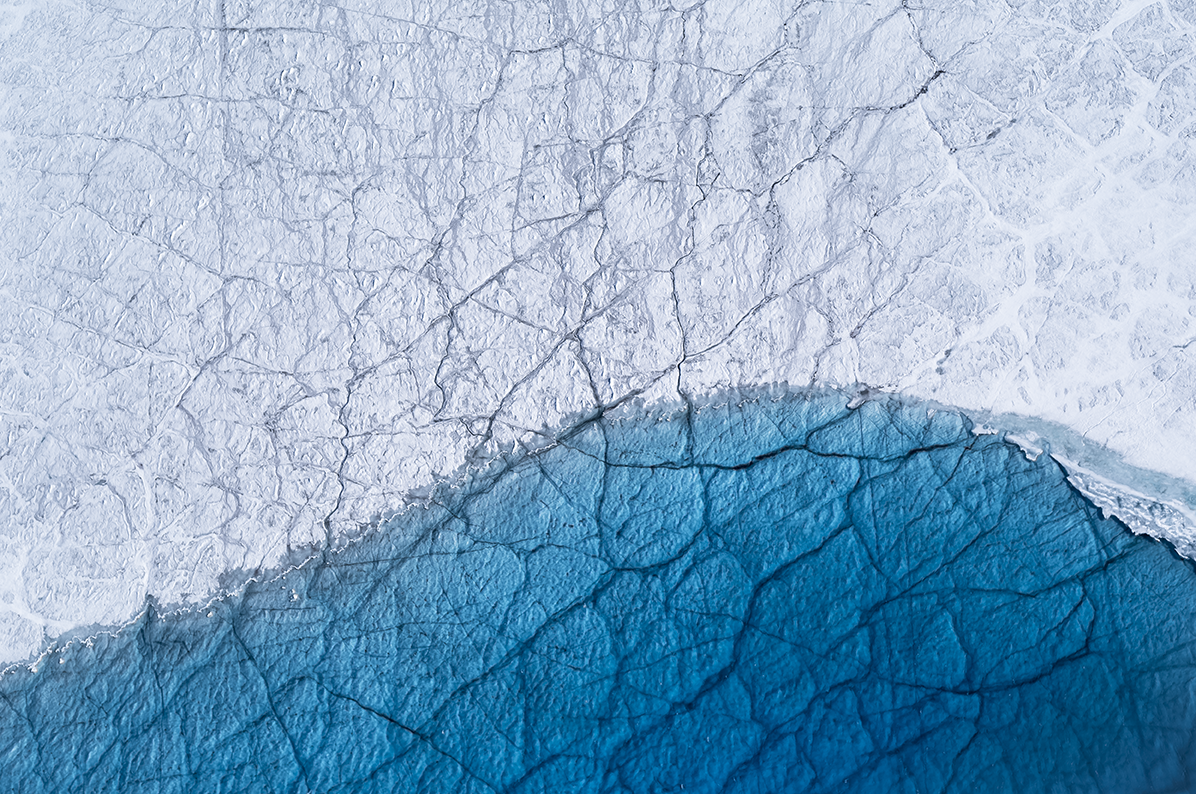 Greenland Ice Sheet aerial survey.