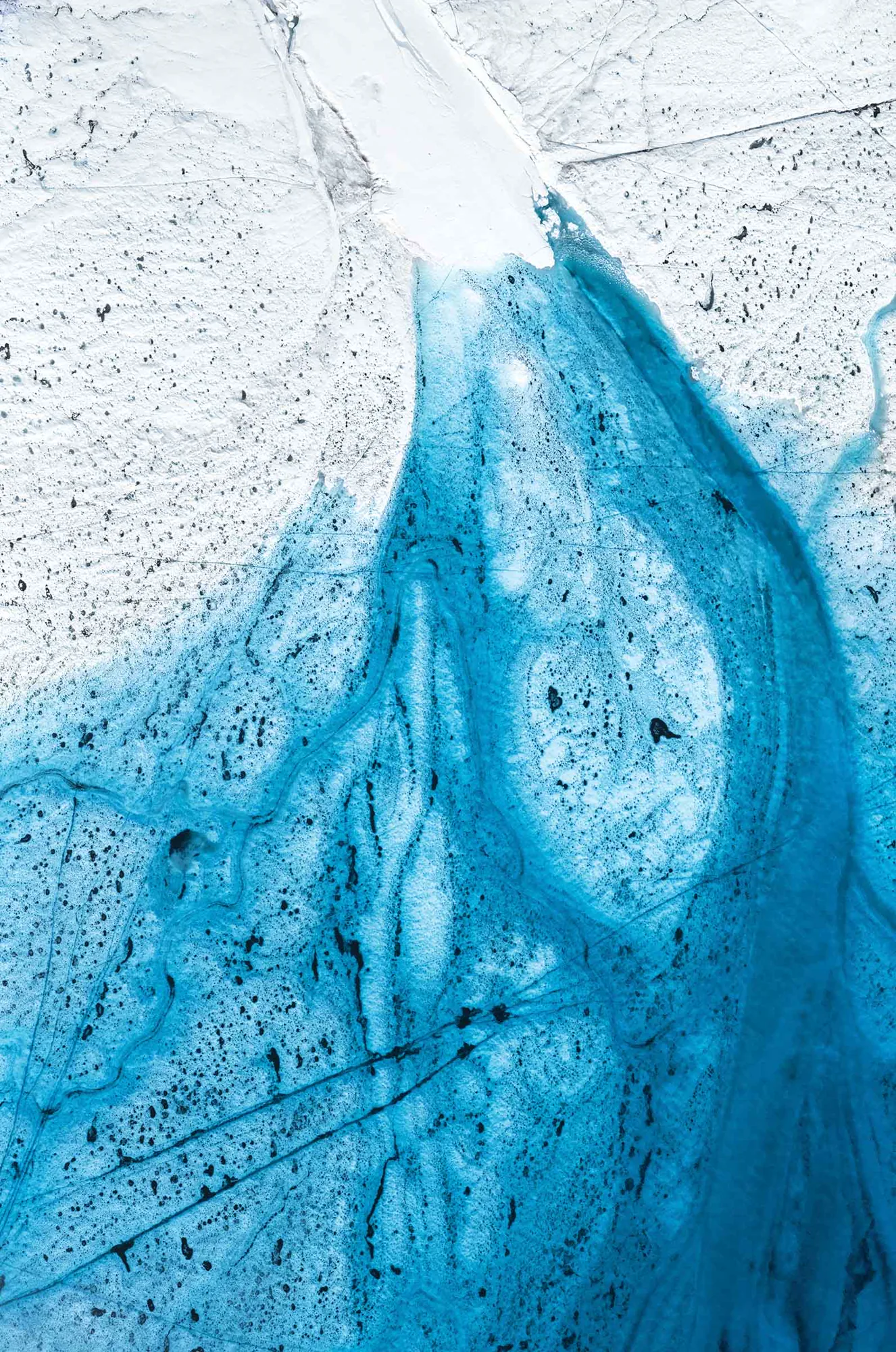 Greenland Ice Sheet aerial survey.