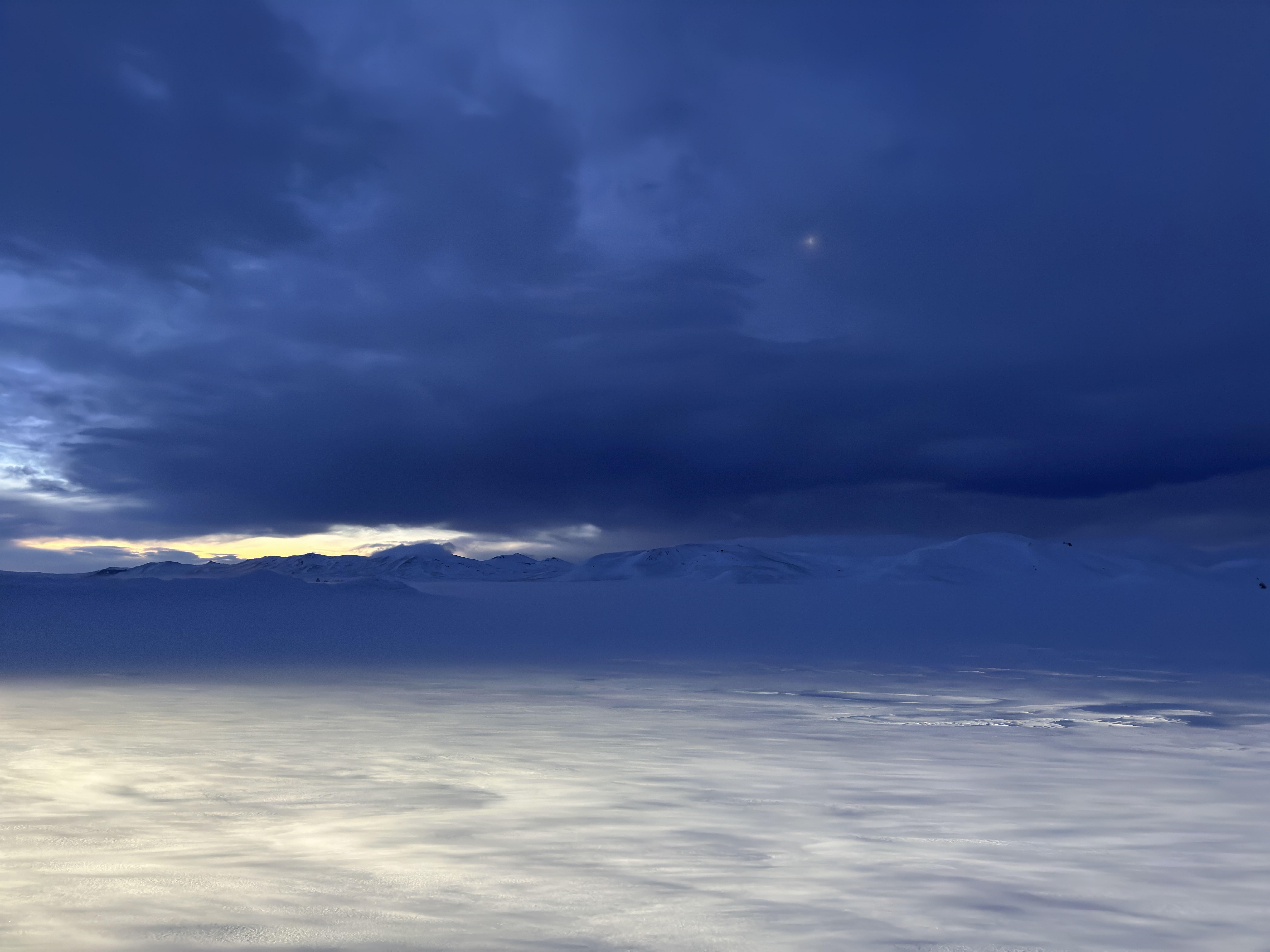 Winter Blue landscape study 7.