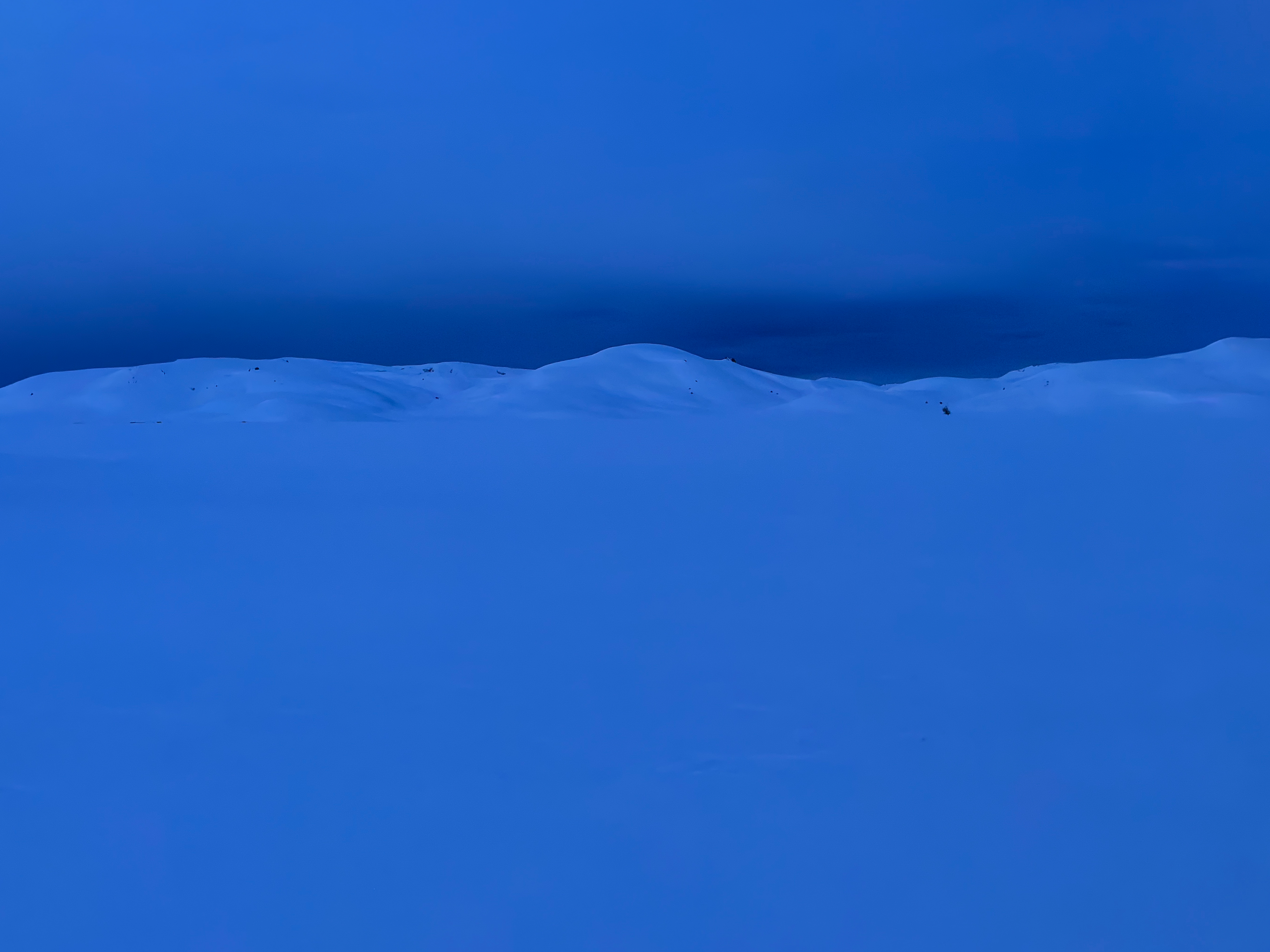 Winter Blue landscape study 3.