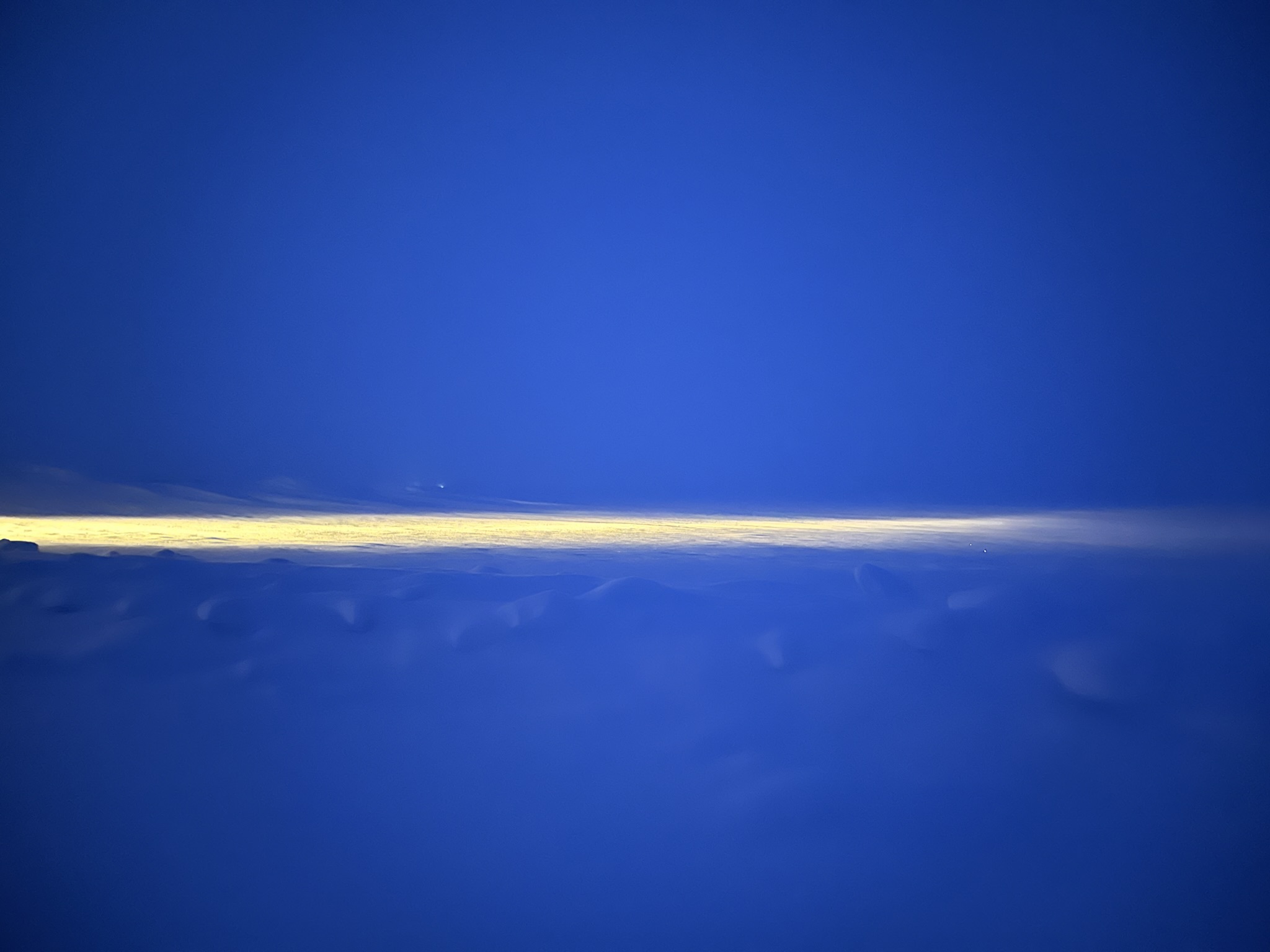 Winter Blue landscape study 6.
