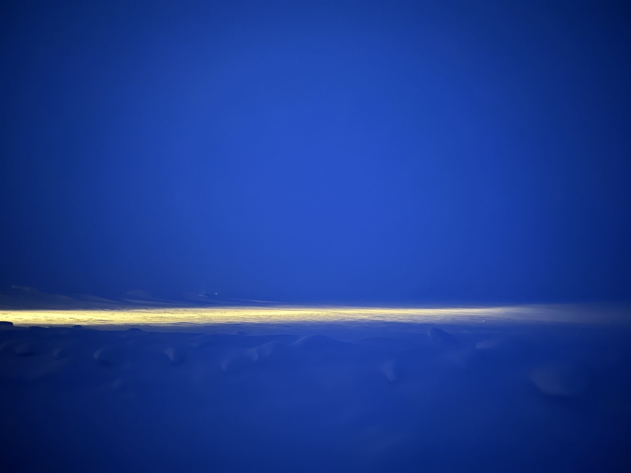 Winter Blue landscape study 8.