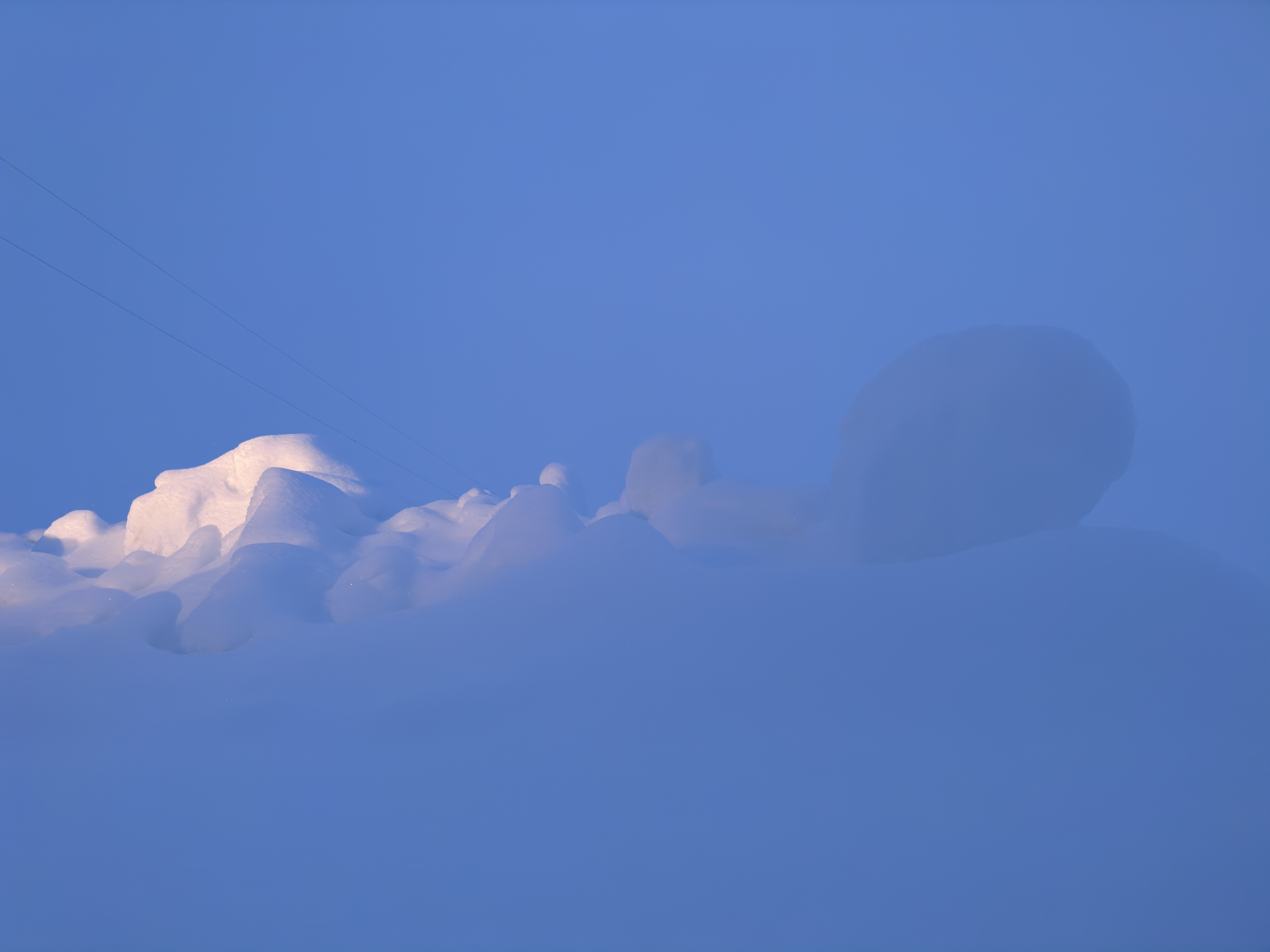 Winter Blue triptych photograph 2.