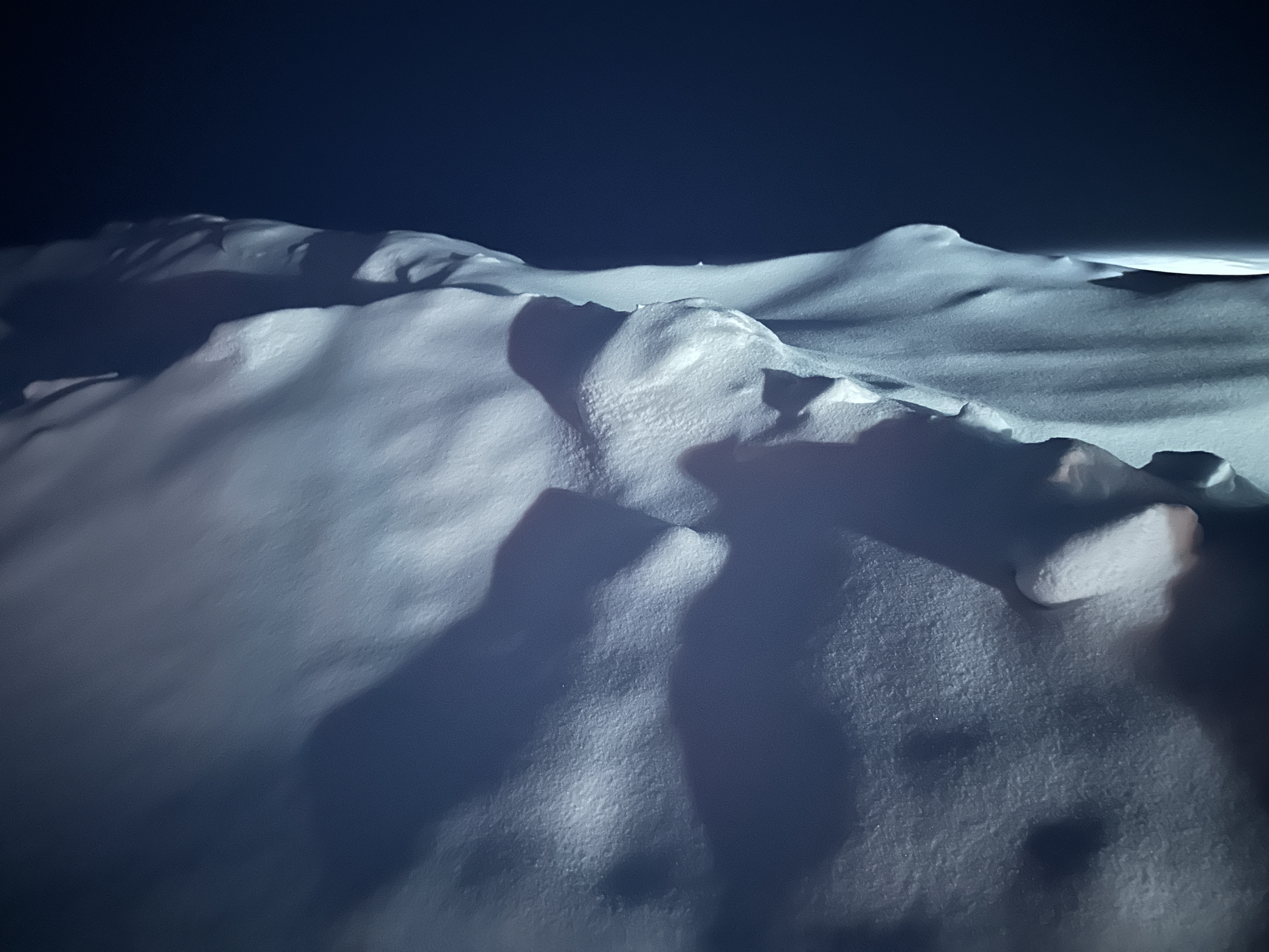 Winter Blue landscape study 1.