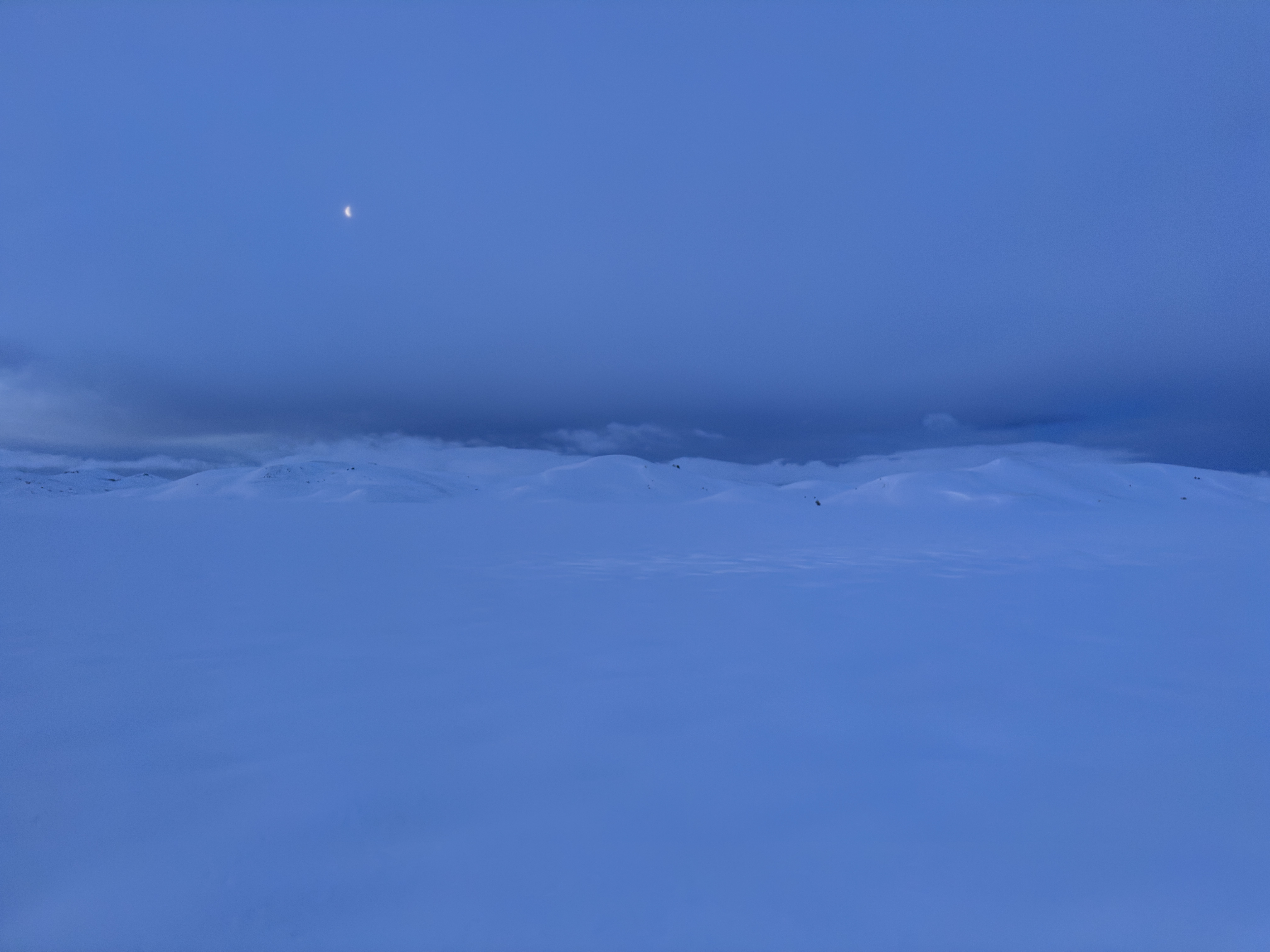 Winter Blue landscape study 1.