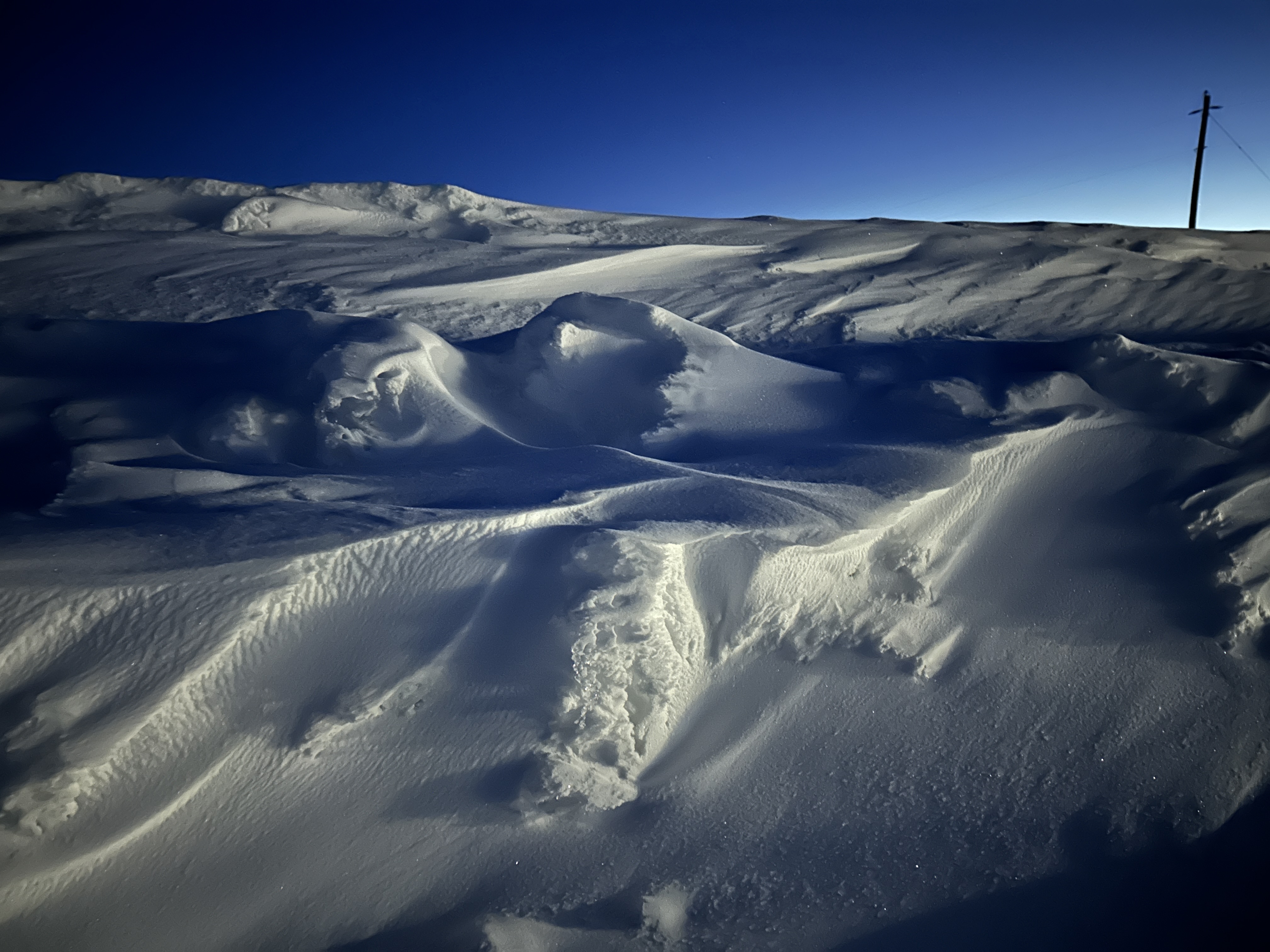 Winter Blue landscape study 4.