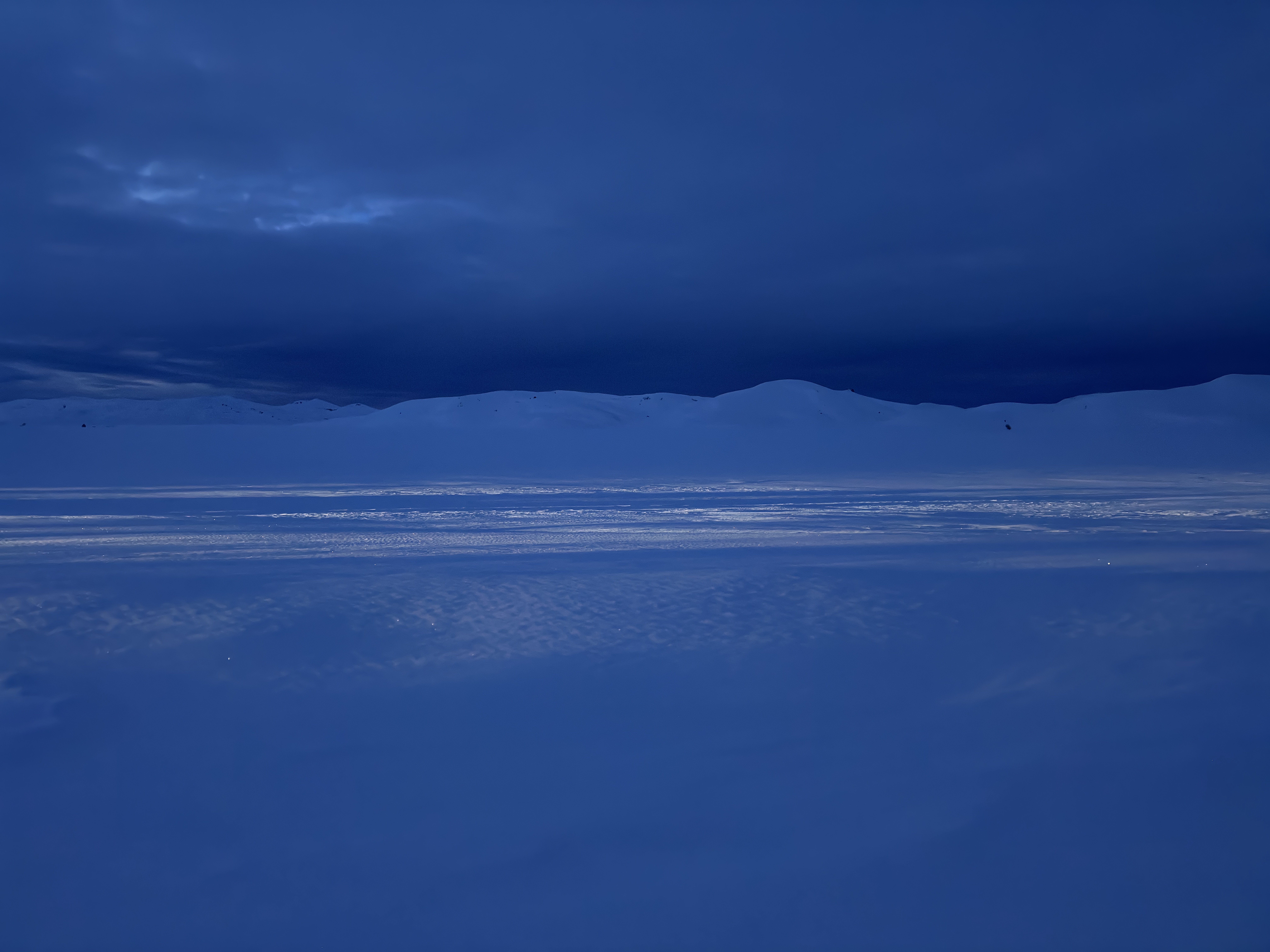 Winter Blue landscape study 3.