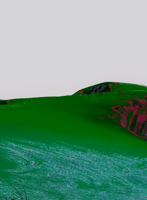 Green Omani landscape reconstruction, plate 1.