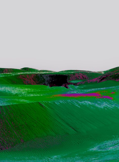 Green Omani landscape reconstruction, plate 4.
